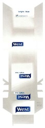Свідоцтво торговельну марку № 275537 (заявка m201813226): west; reduced smoke smell; bright blue; compact+; сомраст+