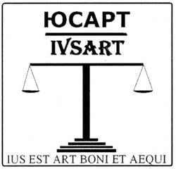Свідоцтво торговельну марку № 120125 (заявка m200813103): юсарт; ivsart; ius est art boni et aequi