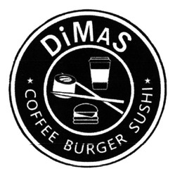Заявка на торговельну марку № m202400046: coffee burger sushi; dimas