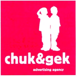 Заявка на торговельну марку № m200722490: chuk&gek; advertising agency