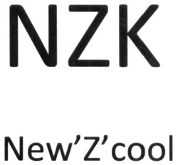 Заявка на торговельну марку № m201818584: nzk; new'z'cool; new z cool