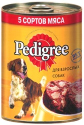 Свідоцтво торговельну марку № 77275 (заявка m200508964): pedigree; 5 сортов мяса