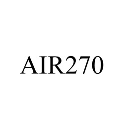 Свідоцтво торговельну марку № 313696 (заявка m202009007): air270