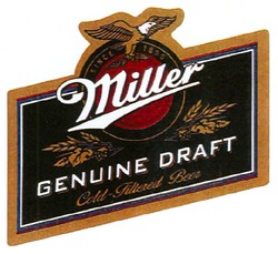 Свідоцтво торговельну марку № 117651 (заявка m200815031): miller; genuine draft; since 1855; cold filtered beer