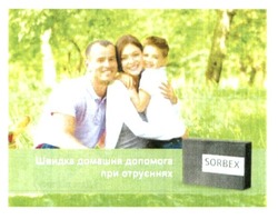 Заявка на торговельну марку № m201608810: sorbex; швидка домашня допомога при отруєннях