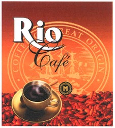 Заявка на торговельну марку № m200704198: м; m; rio cafe; coffee of great origin