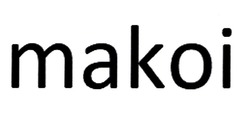 Свідоцтво торговельну марку № 325195 (заявка m202026095): makoi