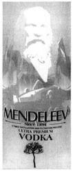 Свідоцтво торговельну марку № 227149 (заявка m201506043): mendeleev; since 1894; ultra premium vodka; 8 times distillation and filtration process