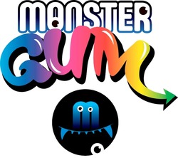 Свідоцтво торговельну марку № 302818 (заявка m201908493): monster gum; м