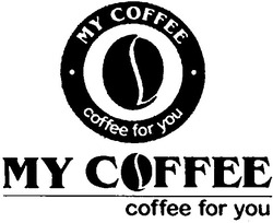 Свідоцтво торговельну марку № 155307 (заявка m201110831): my coffee; coffee for you