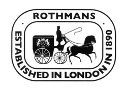 Свідоцтво торговельну марку № 265342 (заявка m201709145): rothmans; established in london in 1890