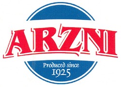 Свідоцтво торговельну марку № 144163 (заявка m201009472): arzni produced since 1925