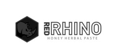 Заявка на торговельну марку № m202127081: red rhino; honey herbal paste
