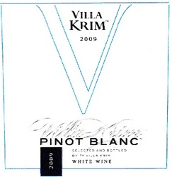 Свідоцтво торговельну марку № 198739 (заявка m201312464): 2009; pinot blanc; white wine; selected and bottled by тм villa krim