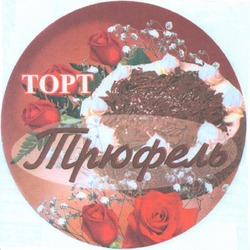Свідоцтво торговельну марку № 83006 (заявка m200600736): торт; topt; трюфель