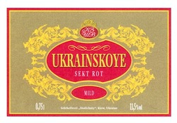 Свідоцтво торговельну марку № 169404 (заявка m201200271): ukrainskoye; sekt rot; mild; кз шв; кзшв