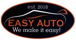 Заявка на торговельну марку № m201726001: easy auto; we make it easy!; est.2018; est 2018