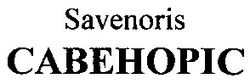 Свідоцтво торговельну марку № 58517 (заявка 20040505422): савеноріс; cabehopic; savenoris