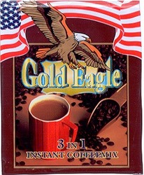 Заявка на торговельну марку № 2002031837: gold eagle; 3 in 1; instant coffeemix