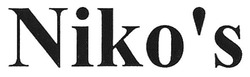 Заявка на торговельну марку № m201809085: niko's; nikos
