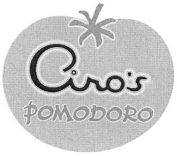 Свідоцтво торговельну марку № 126619 (заявка m200901193): ciro's pomodoro; ciros