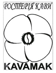 Свідоцтво торговельну марку № 327953 (заявка m202104247): kavamak; ростерія кави