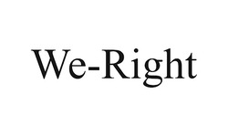 Свідоцтво торговельну марку № 317722 (заявка m202123225): we-right; we right