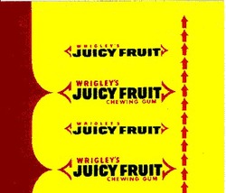 Свідоцтво торговельну марку № 3983 (заявка 59267/SU): wrigley's juicy fruit; wrigleys
