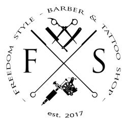 Свідоцтво торговельну марку № 264774 (заявка m201725840): fs; freedom style-barber&tattoo shop; est 2017
