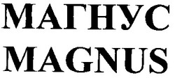 Свідоцтво торговельну марку № 39012 (заявка 2002020742): магнус; magnus