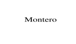 Заявка на торговельну марку № m202314862: montero