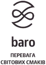 Заявка на торговельну марку № m202027658: baro; z; перевага світових смаків