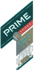 Заявка на торговельну марку № m200810933: prime vodka; pv; ukrainian special; 1; українська спеціальна