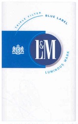Свідоцтво торговельну марку № 108085 (заявка m200801239): l&m; lm; luminous mark; triple filter; blue label