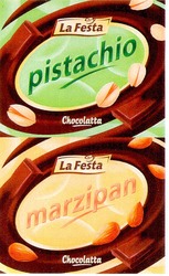 Свідоцтво торговельну марку № 61255 (заявка 20040808384): la festa; pistachio; chocolatta; marzipan