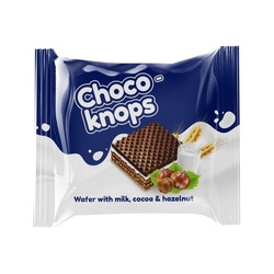 Заявка на торговельну марку № m202314044: wafer with milk, cocoa & hazelnut; choco-knops