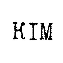 Свідоцтво торговельну марку № 160 (заявка 56192/SU): kim кім