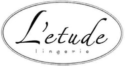 Свідоцтво торговельну марку № 161050 (заявка m201116771): l'etude lingerie; letude