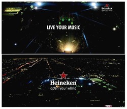 Заявка на торговельну марку № m201720027: heineken; open your world; live your music