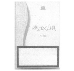 Свідоцтво торговельну марку № 107535 (заявка m200801701): maxim; slims