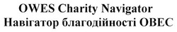 Свідоцтво торговельну марку № 220812 (заявка m201516229): owes charity navigator; навігатор благодійності овес