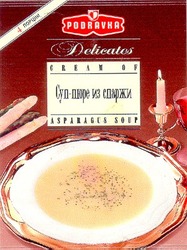 Свідоцтво торговельну марку № 21594 (заявка 98062148): podravka cream of asparages soup суп пюре из спаржи