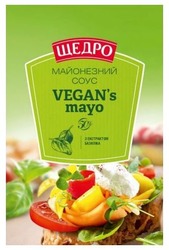 Заявка на торговельну марку № m202302374: 50%; vegans; vegan's mayo; майонезний соус з екстрактом базиліка; щедро