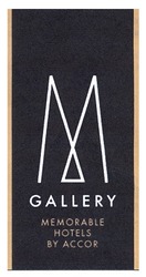 Свідоцтво торговельну марку № 157821 (заявка m201111234): m gallery; memorable hotels by accor; м
