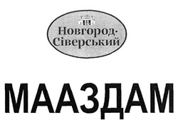 Свідоцтво торговельну марку № 313219 (заявка m201915767): новгород-сіверський; новгород сіверський; мааздам