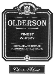 Заявка на торговельну марку № m201105645: whisky olderson; finest whisky; distilled and bottled for olderson trade mark; classic blend