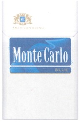 Свідоцтво торговельну марку № 130681 (заявка m200914184): mc; monte carlo; american blend; мс; blue