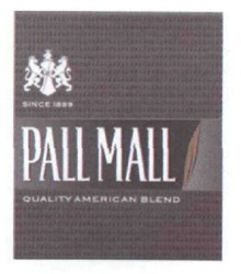 Свідоцтво торговельну марку № 202616 (заявка m201504198): pall mall; since 1899; quality american blend