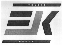 Свідоцтво торговельну марку № 303266 (заявка m201916943): trucks group; ek; ек