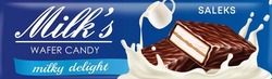 Заявка на торговельну марку № m202400987: milks; milk's wafer candy milky delight saleks
